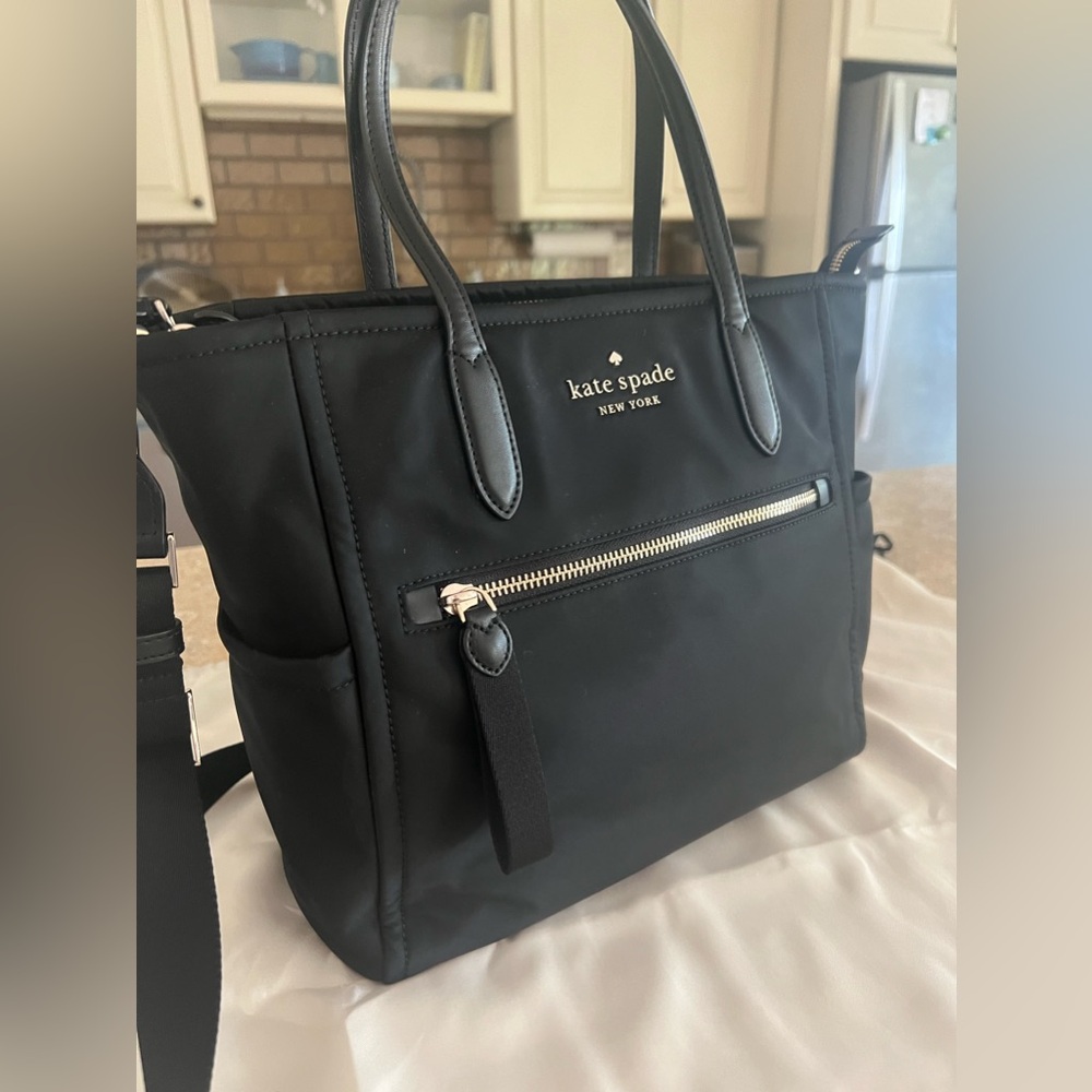 kate spade Black Nylon Tote with Removable Strap - Picture 7 of 7